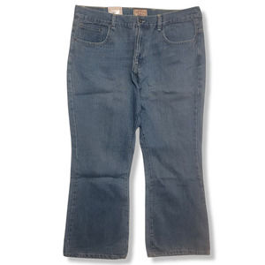 Steve and Barry's women's standard rise bootleg jeans plus size 18 short